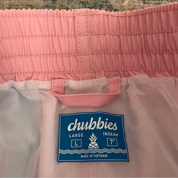 Chubbies The On The Horizons 7” Classic Swim Trunks  Shorts Large New - Picture 6 of 11